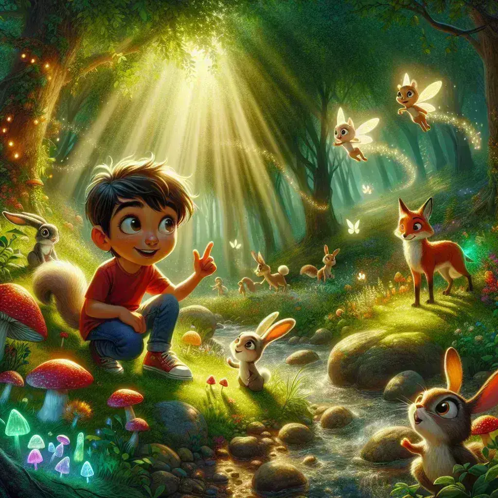 داستان ماجراجویی در جنگل جادویی