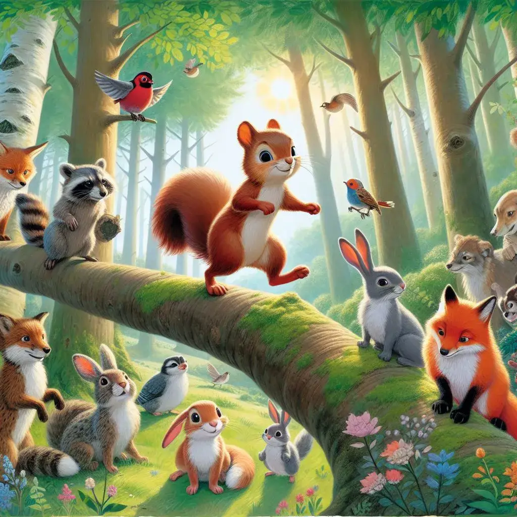 داستان ماجرای شجاعت و دوستی در جنگل