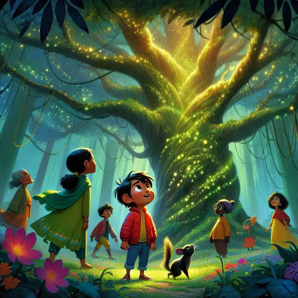 داستان شجاعت آریا و راز درخت پیر