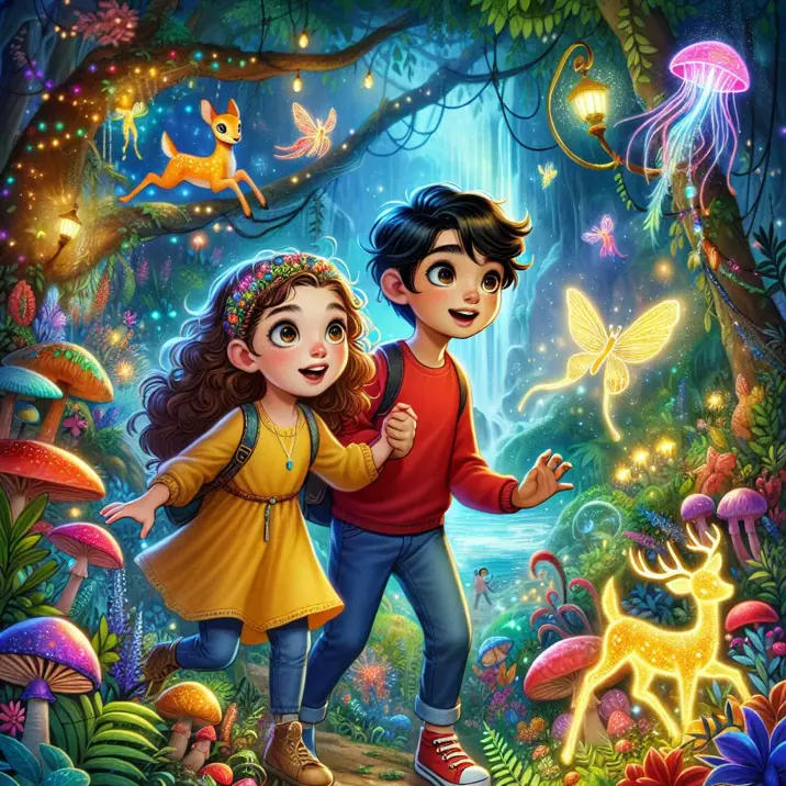 داستان ماجراجویی دوقلوها در جنگل جادویی
