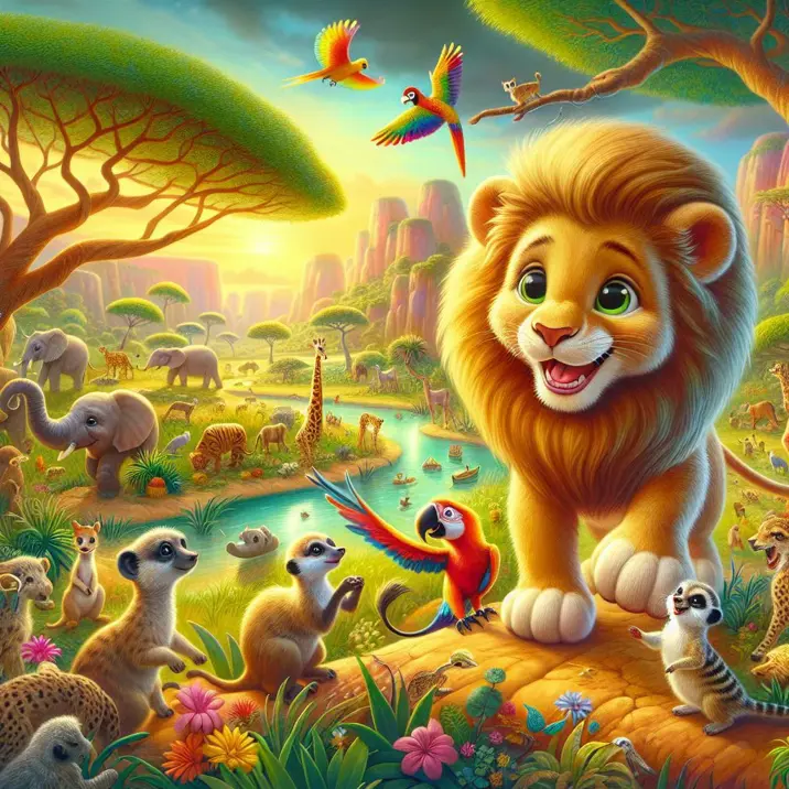 داستان ماجراجویی های شیر کوچک