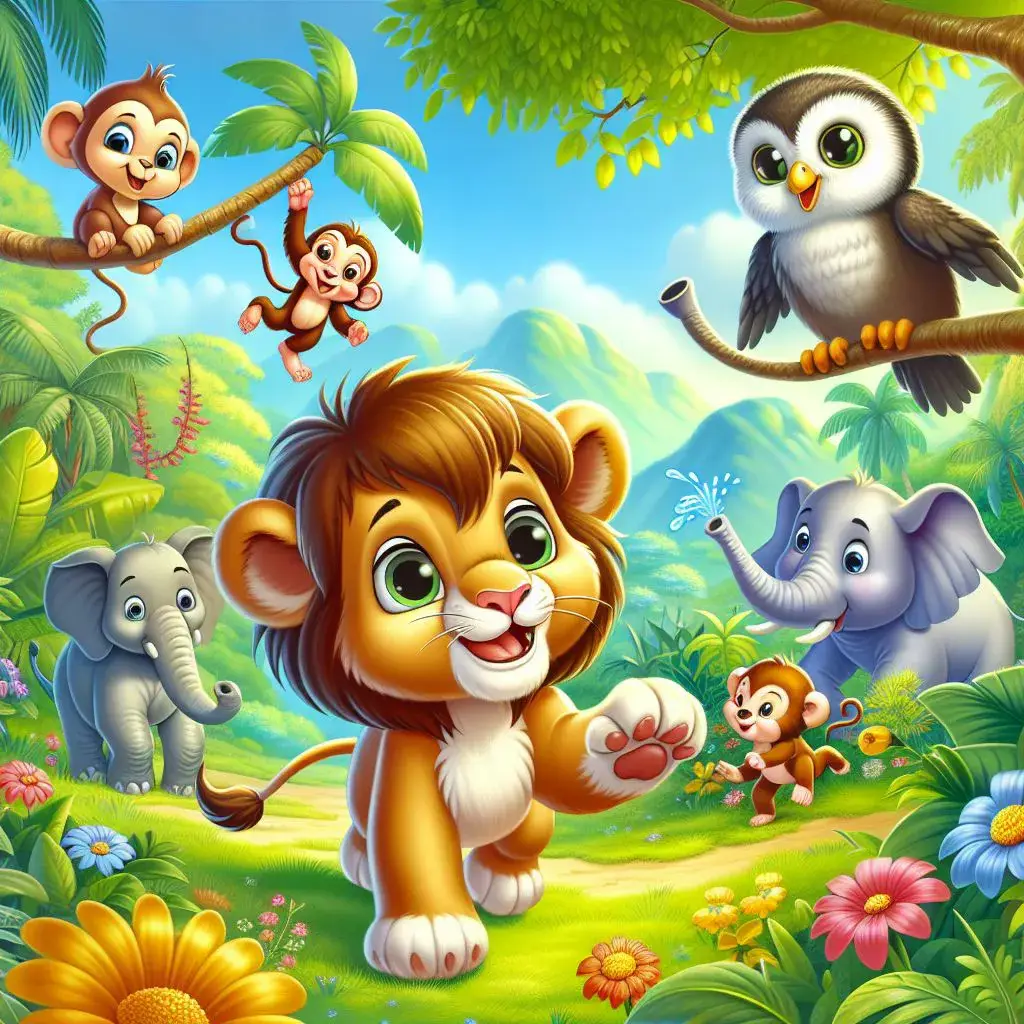 داستان ماجراجویی های کوچک شیر و دوستانش