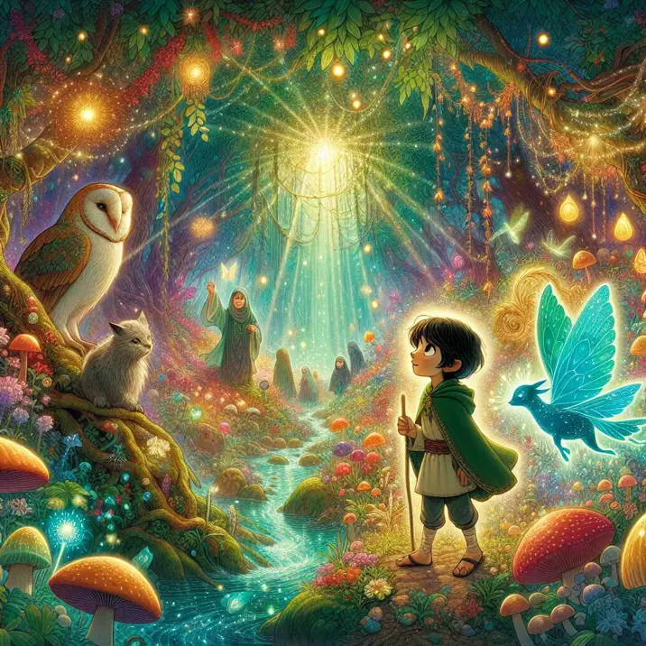 داستان آریا و راز جنگل جادویی