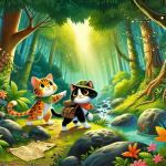 گربه های شجاع و ماجراجویی در جنگل