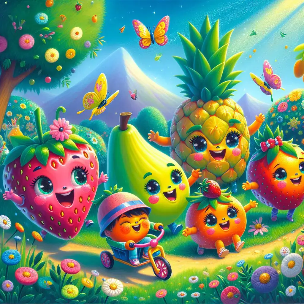 داستان ماجراهای خوشمزه ی میوه ها