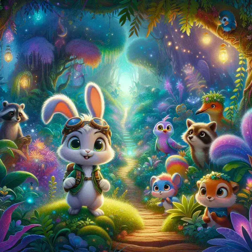 داستان ماجراجویی در جنگل جادویی