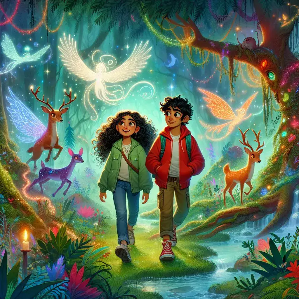 داستان ماجراجویی در جنگل جادویی