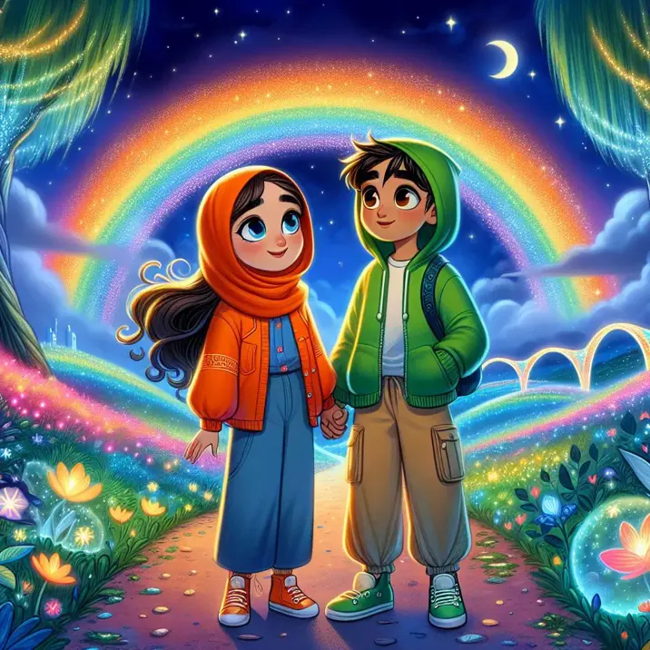 داستان سفر به دنیای رنگین کمان