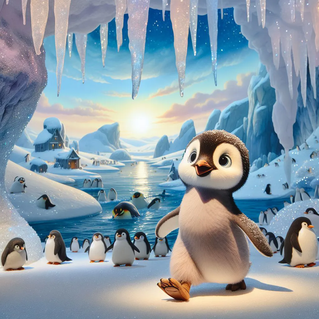 داستان ماجرای جالب پنگوئن کوچک