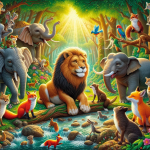 شجاعت شیر و دوستانش