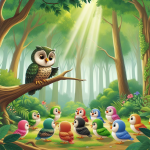 ماجرای جغد دانا و بچه گنجشک ها