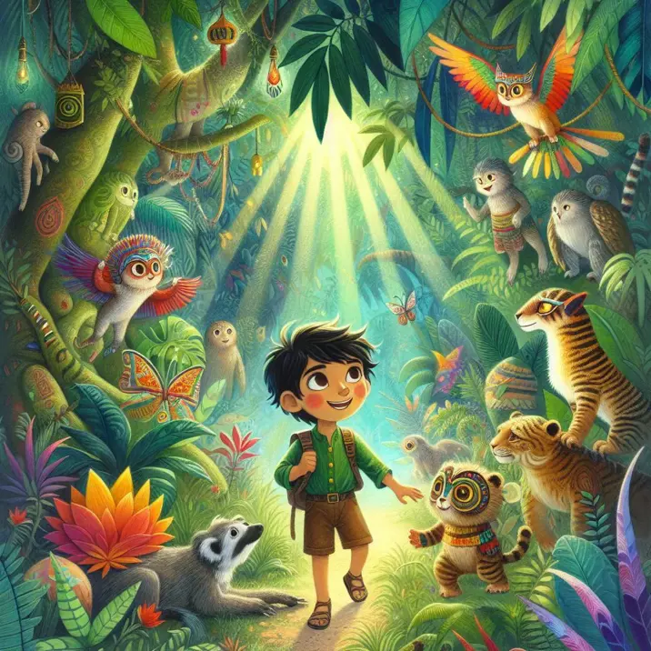 داستان ماجراجویی در جنگل اسرارآمیز