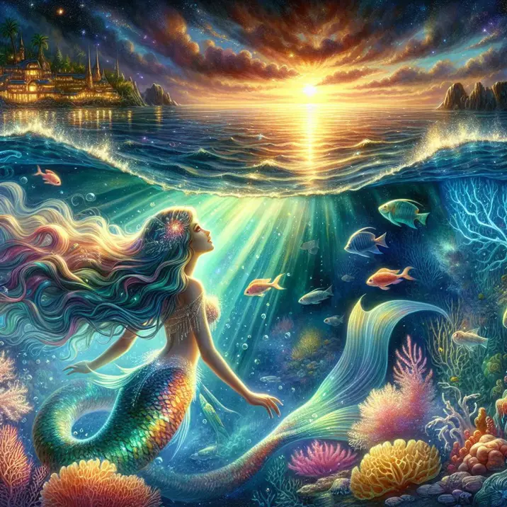 داستان ماجرای پری دریایی و دنیای انسان ها