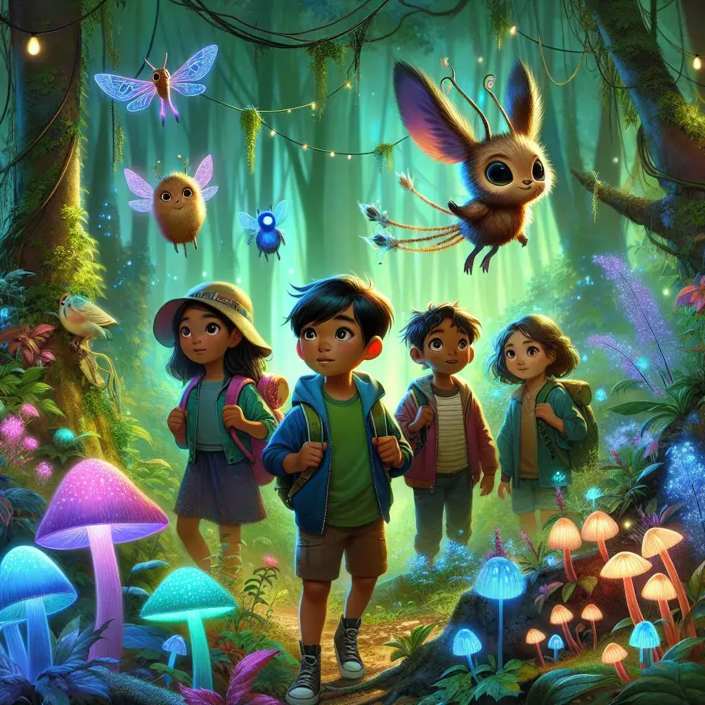 داستان ماجراجویی در جنگل جادویی