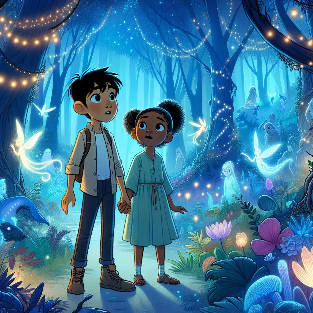 داستان جادوی جنگل آبی