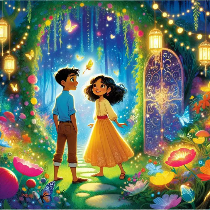 داستان دوستان و راز باغ جادویی