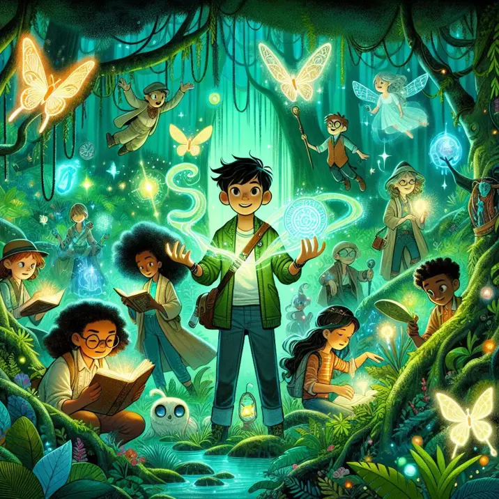 داستان ماجرای سحر و جادو در جنگل سبز