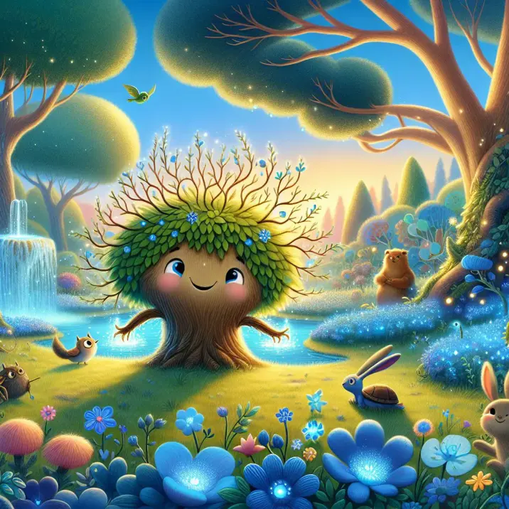 داستان ماجرای جالب بوش به باغ آبی