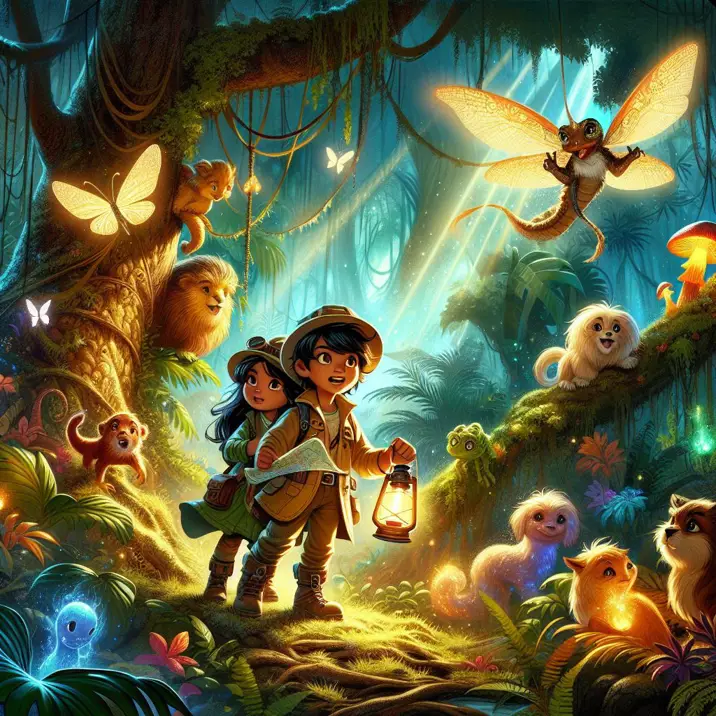 داستان ماجراجویی در جنگل جادوئی