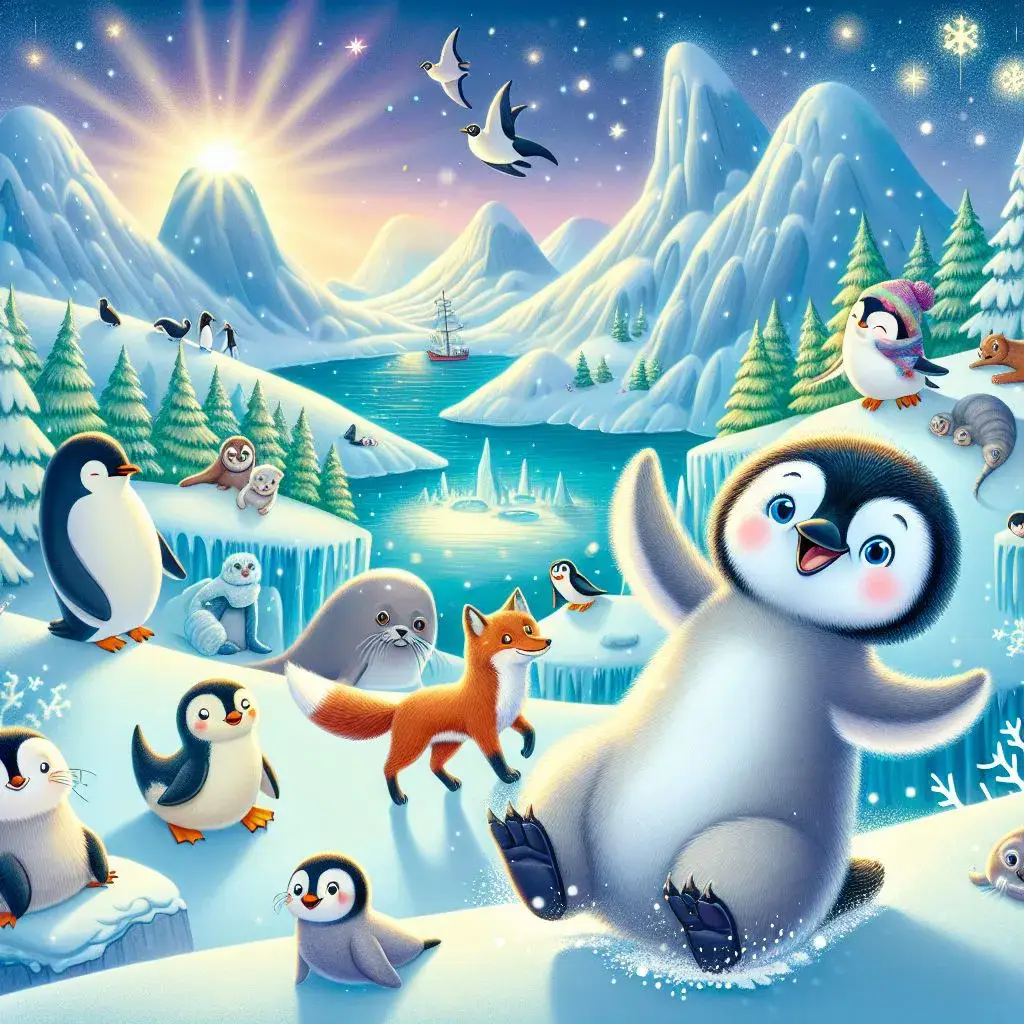 داستان ماجراجویی پنگوئن کوچولو