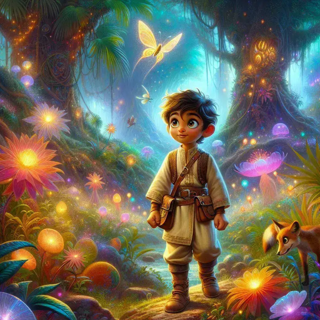 داستان ماجراجویی در جنگل جادویی