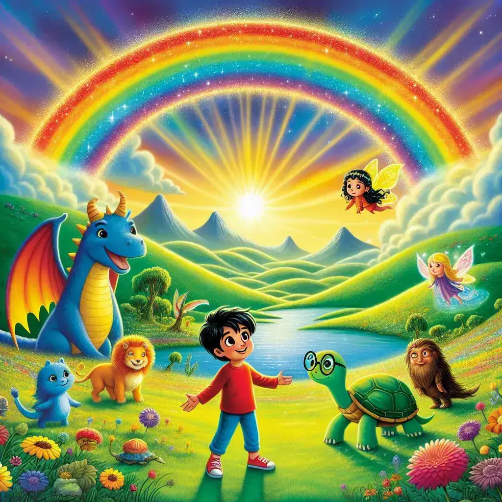 داستان ماجراجویی در جهان رنگین کمان