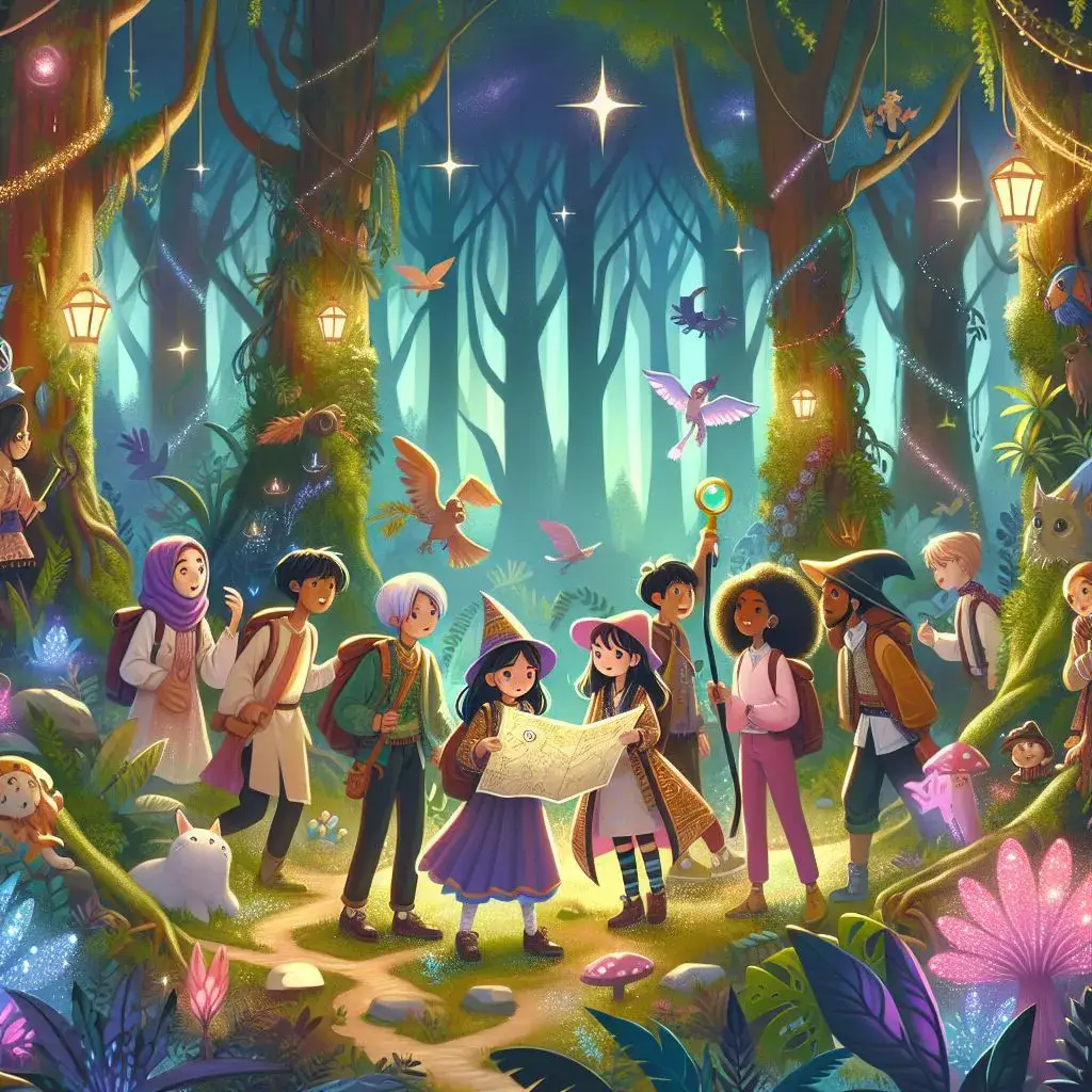 داستان ماجراهای سحر و دوستانش در جنگل جادویی