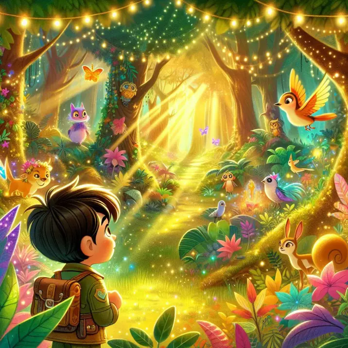 داستان ماجراجویی در جنگل جادویی