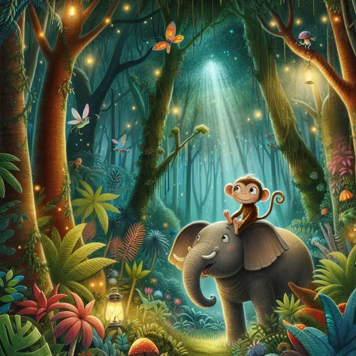 داستان ماجرای سفر عجیب میمون و فیل