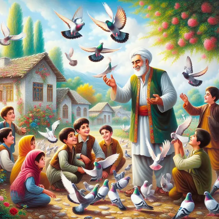 داستان ماجراهای عمو کاوه و کبوترهایش