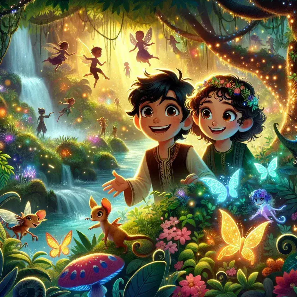 داستان ماجراجویی در جنگل سحرآمیز