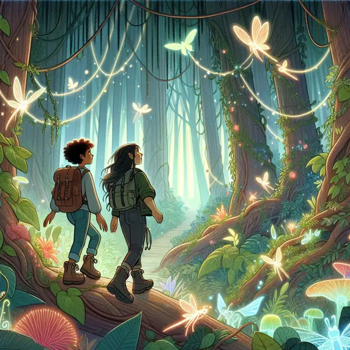 داستان ماجراجویی در جنگل جادویی