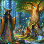 جادوگر مهربان و درخت سحرآمیز