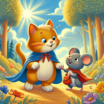 ماجرای گربه شجاع و موش مهربان