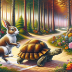 ماجرای جالب خرگوش و لاک پشت