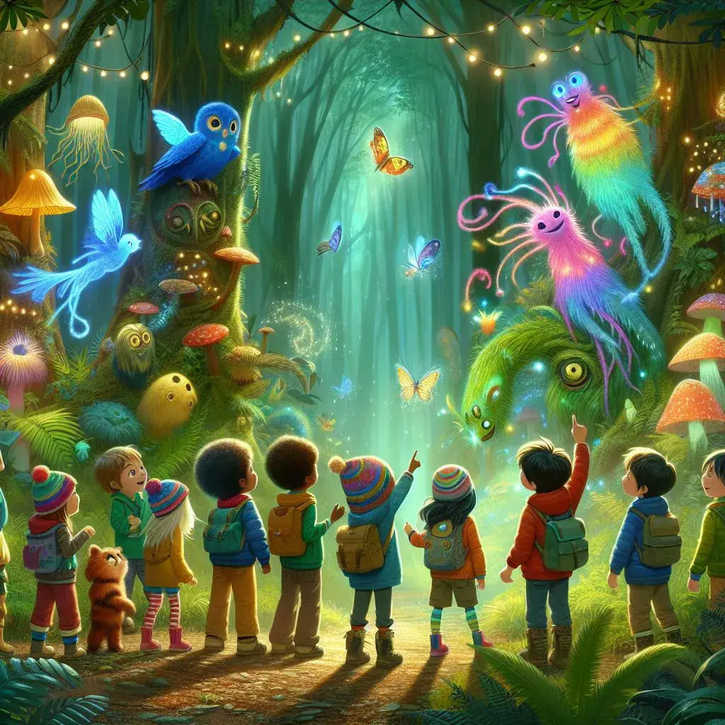 داستان ماجراجویی در جنگل جادویی
