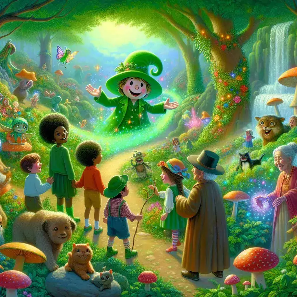 داستان مغامرات کلاه سبز و دوستانش