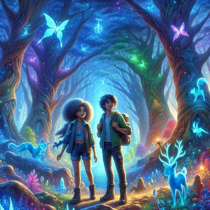 داستان ماجراجویی در جنگل جادویی