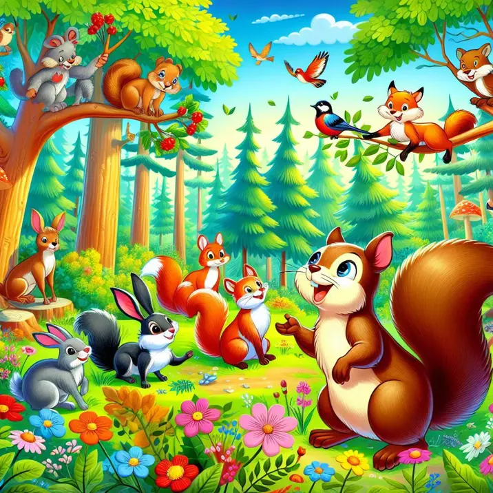 داستان ماجرای سنجاب کنجکاو