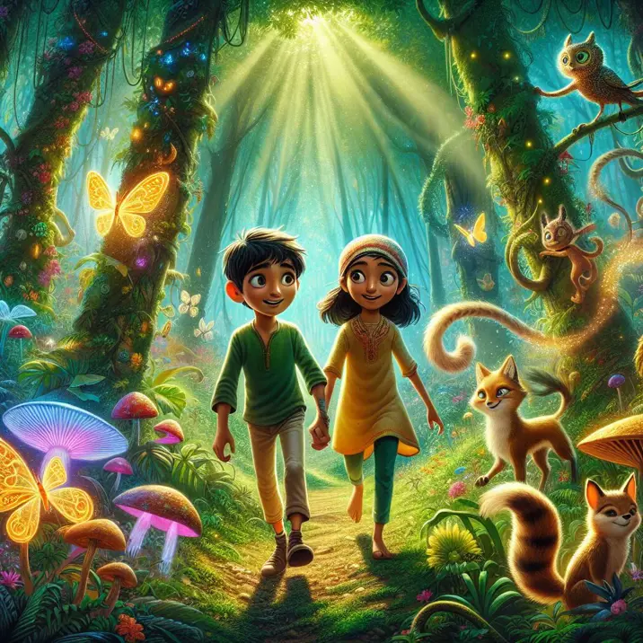 داستان ماجراجویی در جنگل سحرآمیز