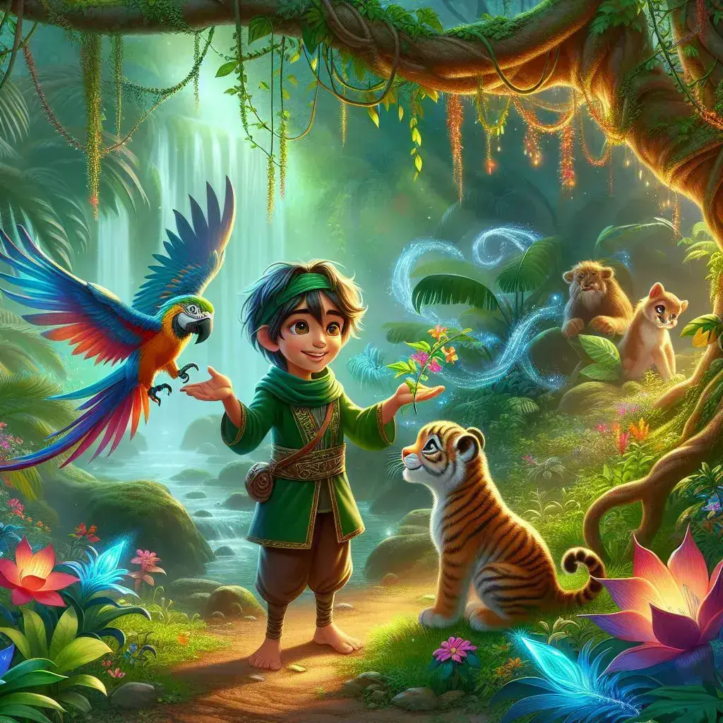 داستان ماجراجویی در جنگل جادویی