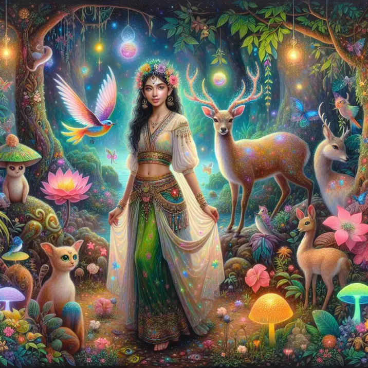 داستان ماجراجویی در جنگل جادویی