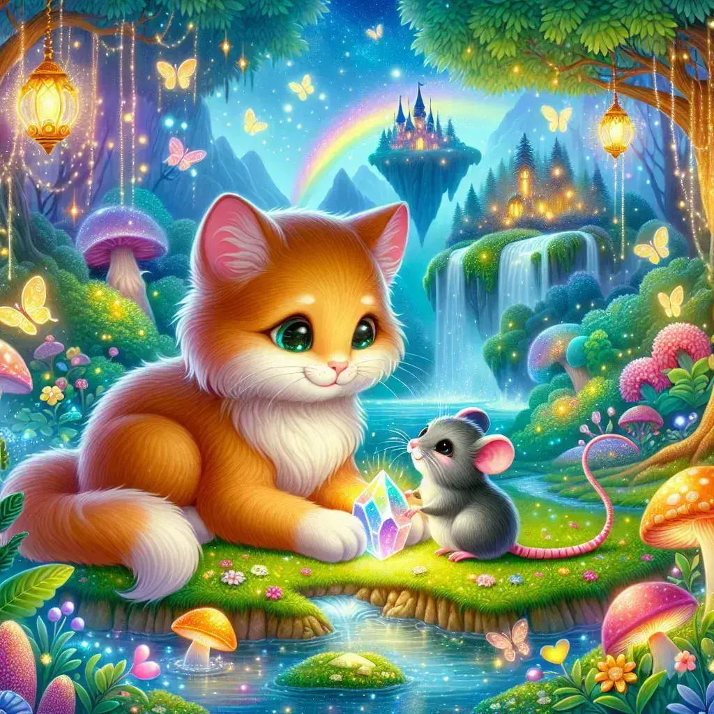 داستان گربه و موش در سرزمین جادویی