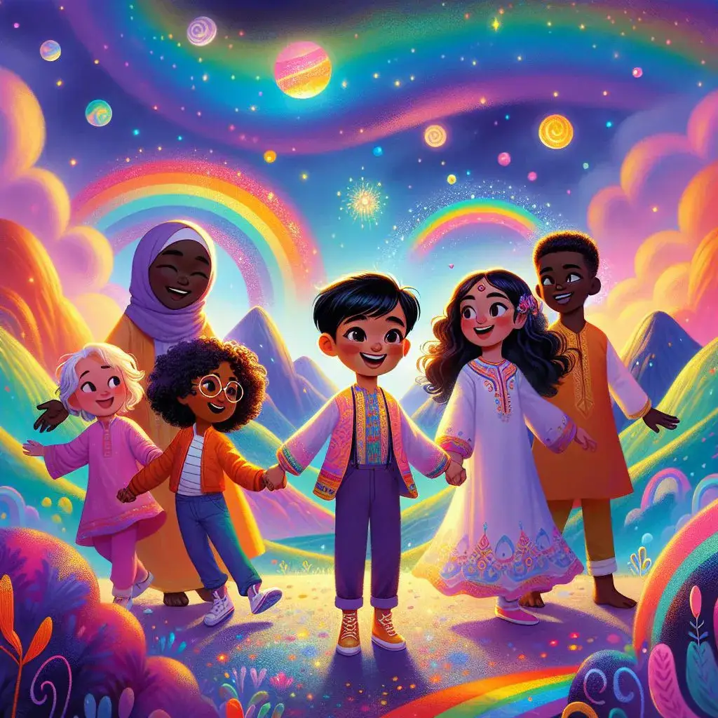 داستان سفر به دنیای رنگ ها