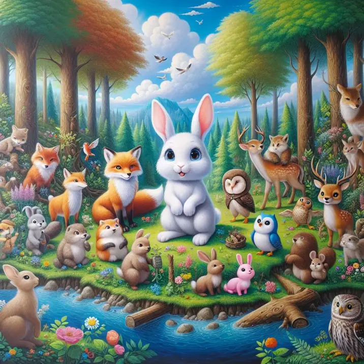 داستان جنگل شگفت انگیز و دوستان وفادار