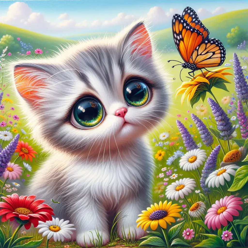 داستان ماجرای گربه کوچولوی کنجکاو